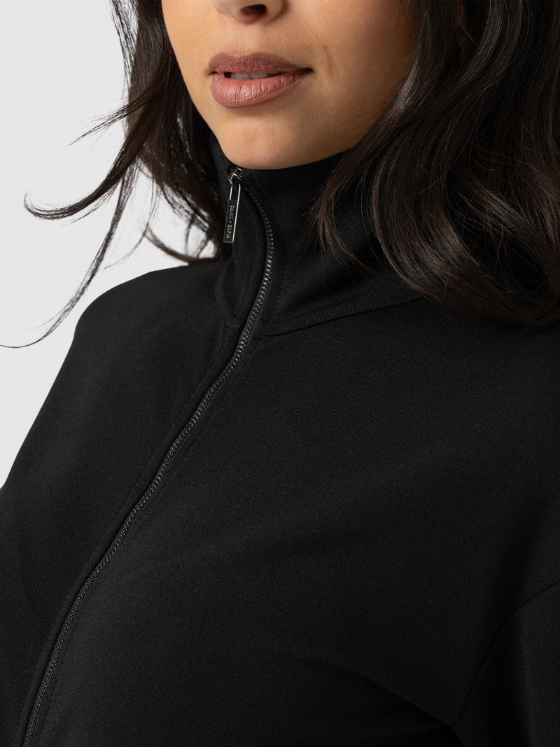 Keller Long Sleeve Jumpsuit - Black - Women's Jumpsuits | Saint + Sofia® EU