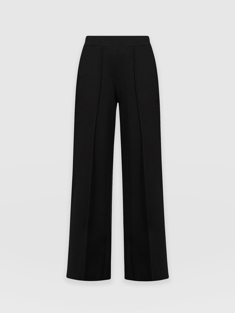 Keller Wide Leg Pant Black - Women's Trousers | Saint and Sofia® EU