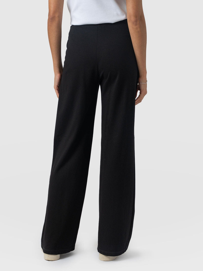 Keller Wide Leg Pant Black - Women's Trousers | Saint and Sofia® EU