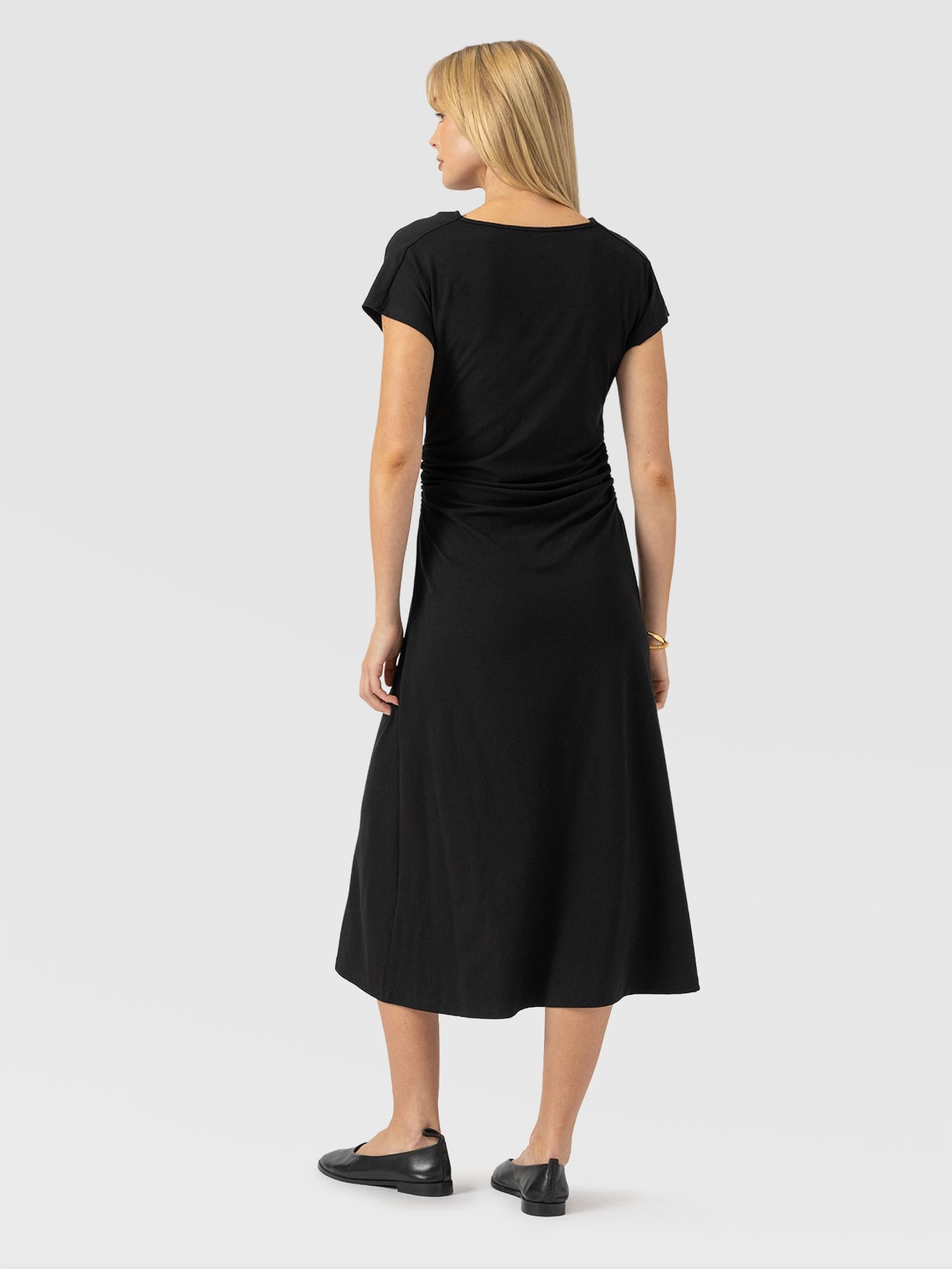 Laurie Cowl Neck Dress - Black - Women's Dresses | Saint and Sofia® EU