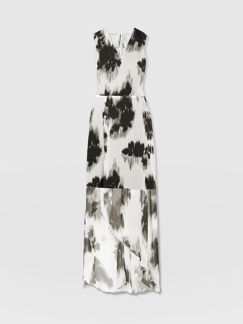 Lexi High Low Dress - White Fade Floral - Women's Dresses | Saint + Sofia® EU