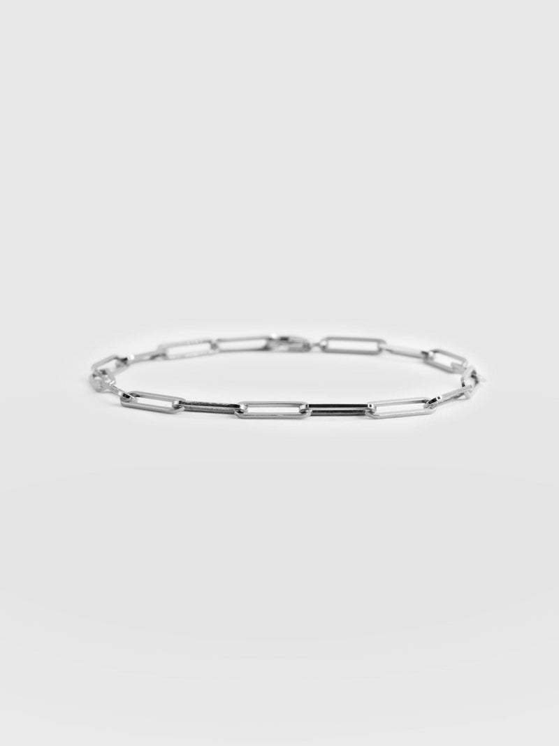 Link Chain Bracelet Silver - Women's Jewellery | Saint + Sofia® EU