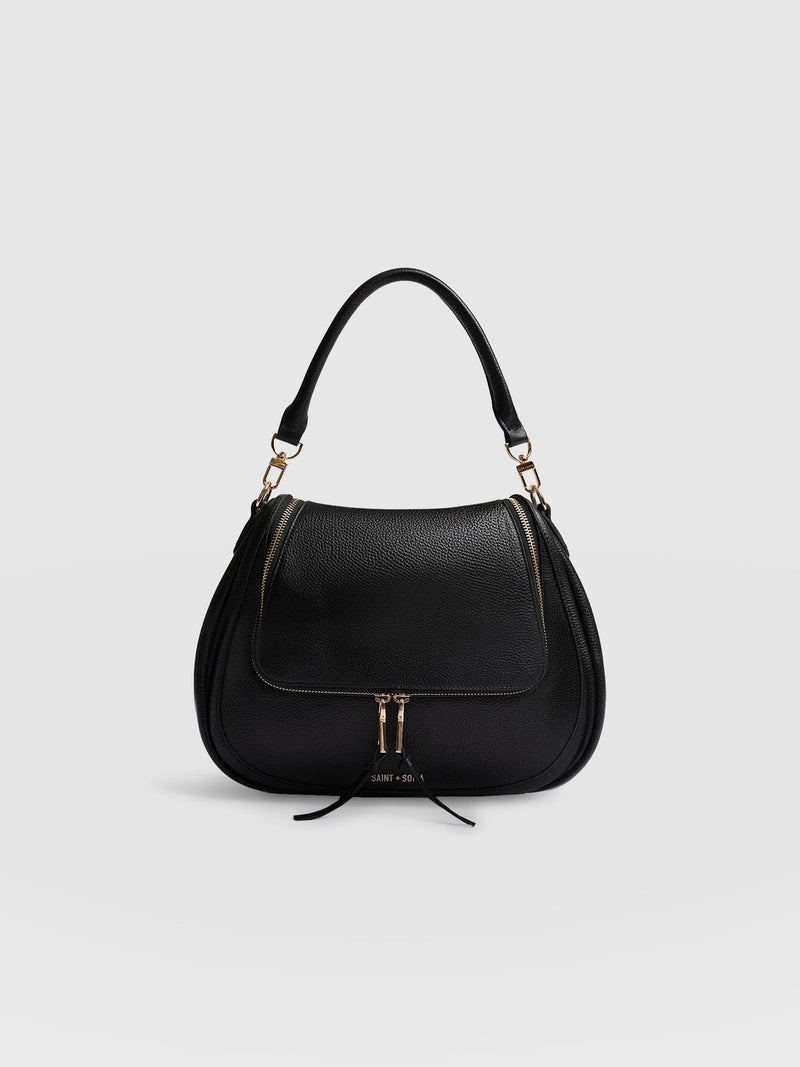 Marlowe Messenger Bag - Black - Women's Handbags | Saint + Sofia® EU