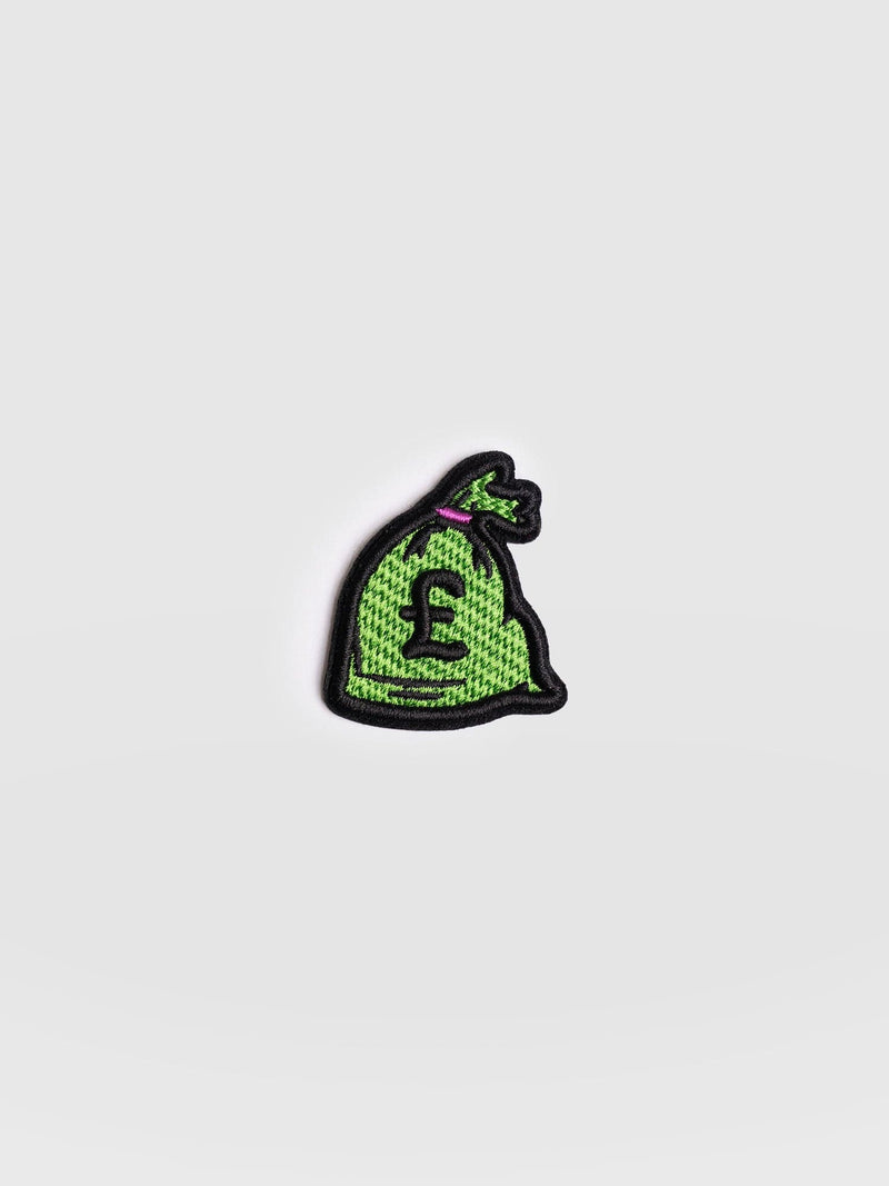 Money Coin Sticker Badge - Green - Women's Accessories | Saint + Sofia® EU