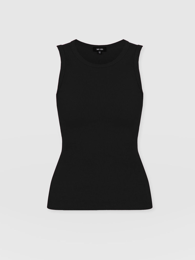 Nova Racer Vest - Black - Women's Vests | Saint + Sofia® EU