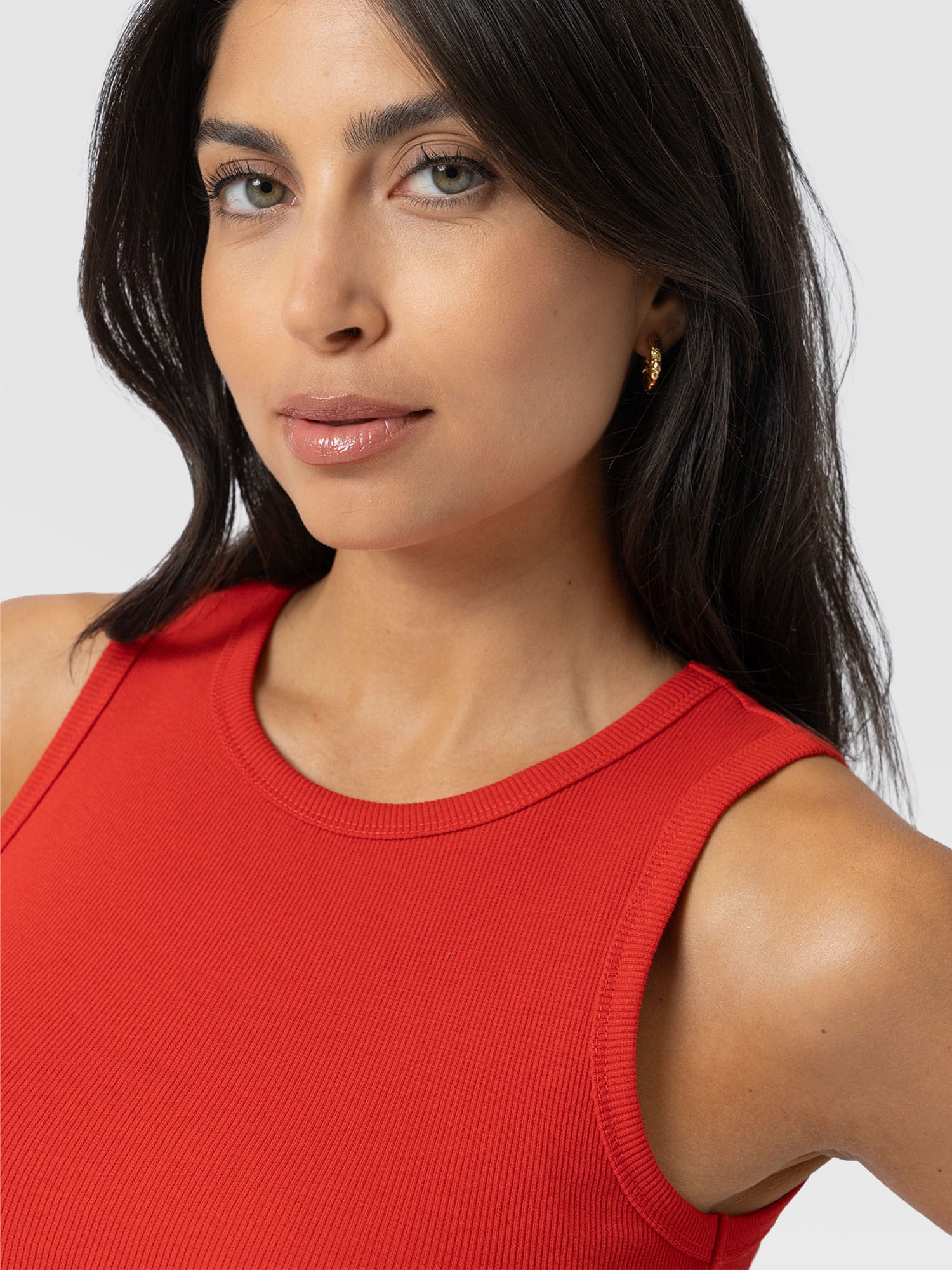 Nova Racer Vest - Burnt Orange - Women's T-shirts | Saint + Sofia® EU