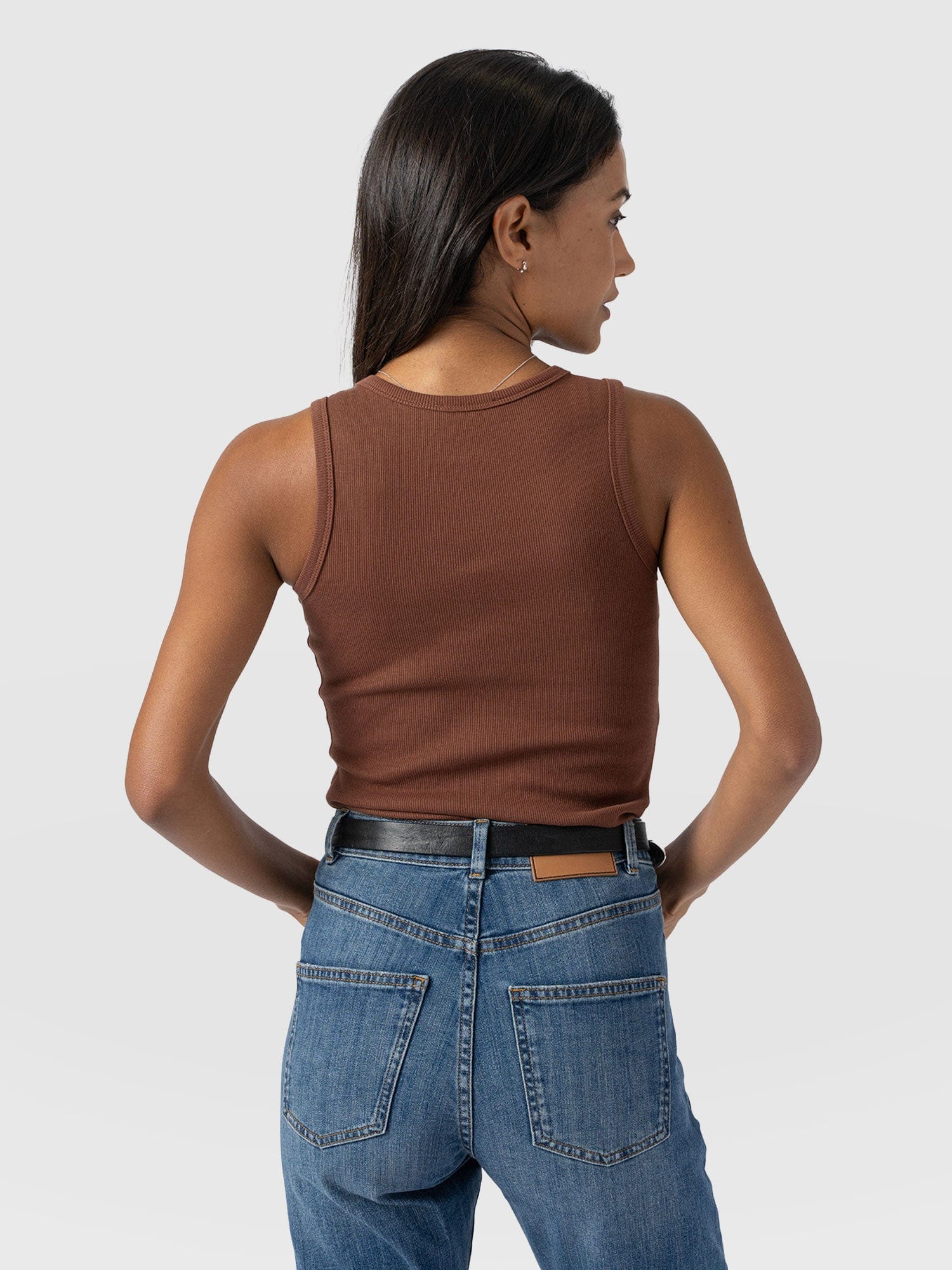 Nova Racer Vest - Russet Brown - Women's Vests | Saint + Sofia® EU