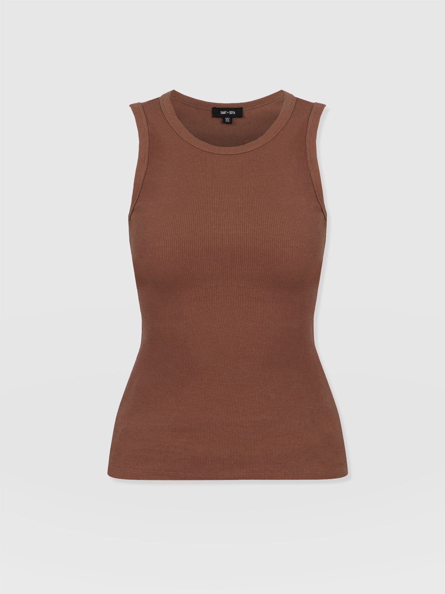 Nova Racer Vest - Russet Brown - Women's Vests | Saint + Sofia® EU