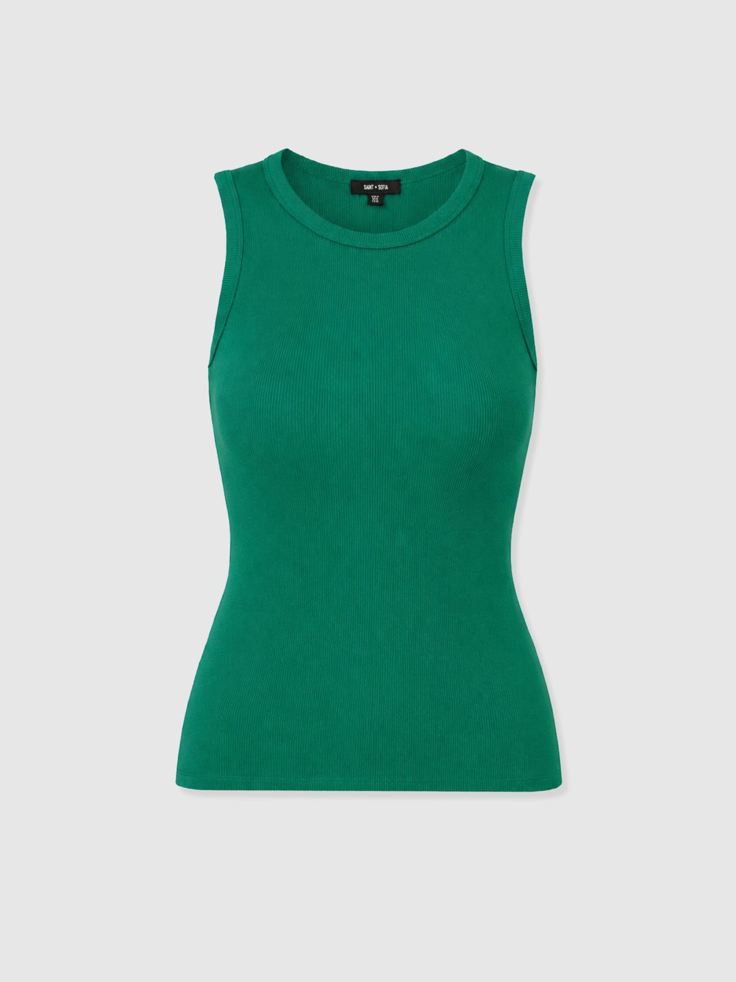 Nova Racer Vest - Sea Green - Women's T-shirts | Saint + Sofia® EU