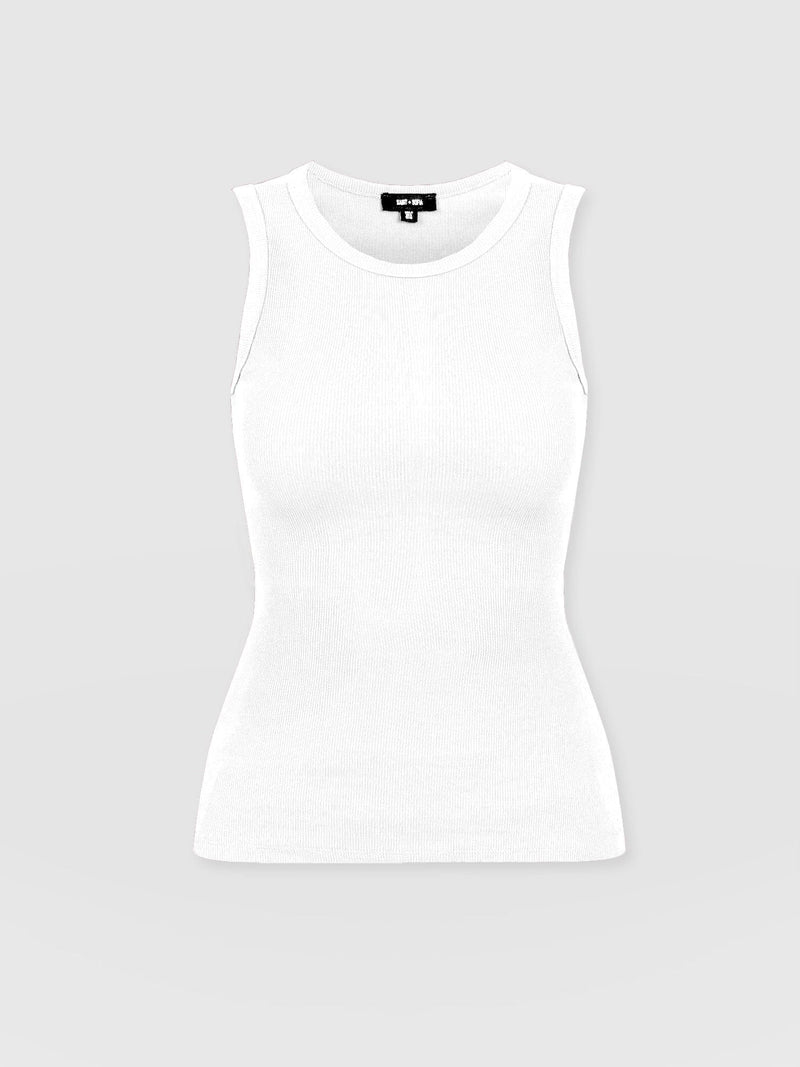Nova Racer Vest White - Women's Vests | Saint + Sofia® EU