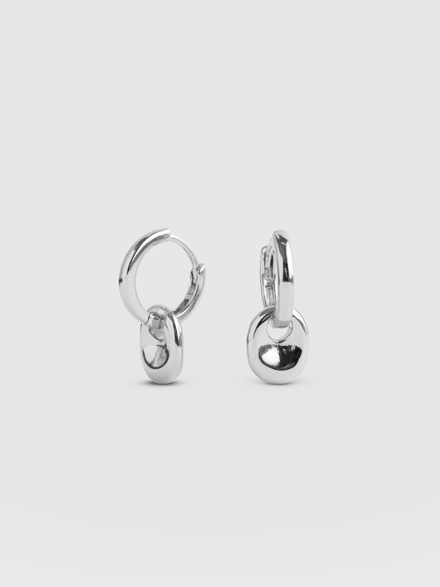 Pebble Drop Earrings - Silver - Women's Jewellerys | Saint and Sofia® EU