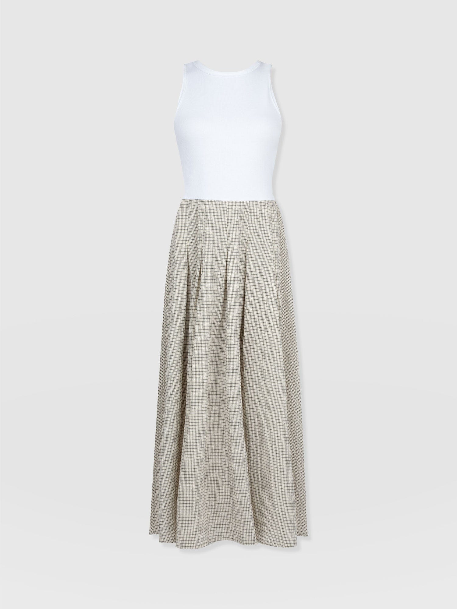 Renee Contrast Dress - Gingham - Women's Dresses | Saint + Sofia® EU
