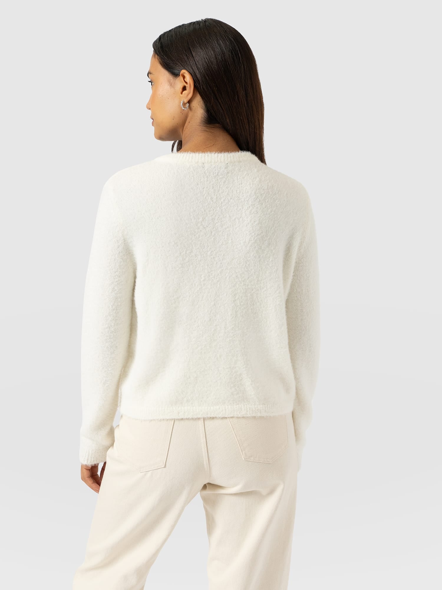 Rosalie Cardigan - Cream - Women's Jumpers | Saint and Sofia® EU
