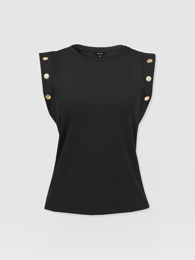 Rowan Tee - Black - Molten - Women's T-shirts | Saint + Sofia? EU