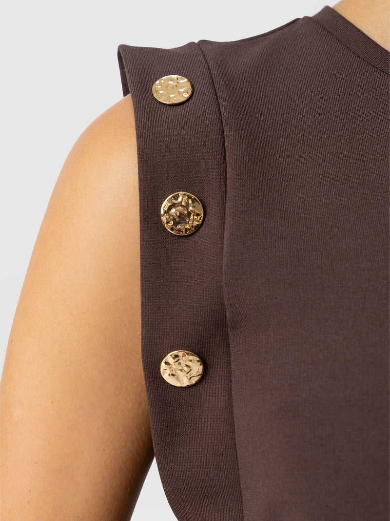 Rowan Tee - Brown - Molten - Women's T-shirts | Saint + Sofia? EU