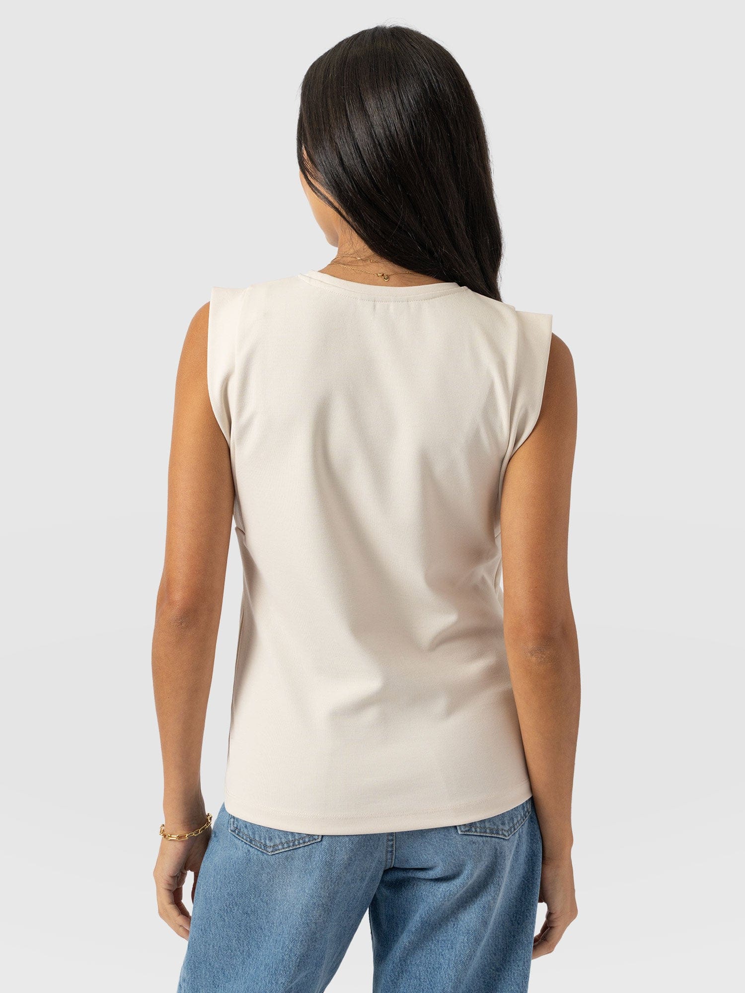 Rowan Tee - Cream - Molten - Women's T-shirts | Saint + Sofia® EU