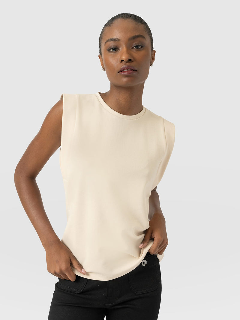 Rowan Tee - Cream - Women's T-shirts | Saint and Sofia® EU