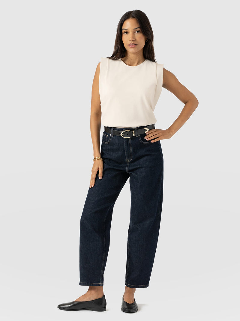 Rowan Tee - Cream - Women's T-shirts | Saint + Sofia® EU