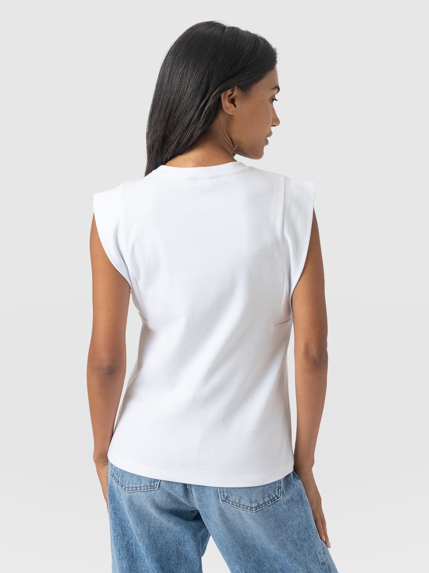 Rowan Tee - White Molten - Women's T-shirts | Saint + Sofia® EU