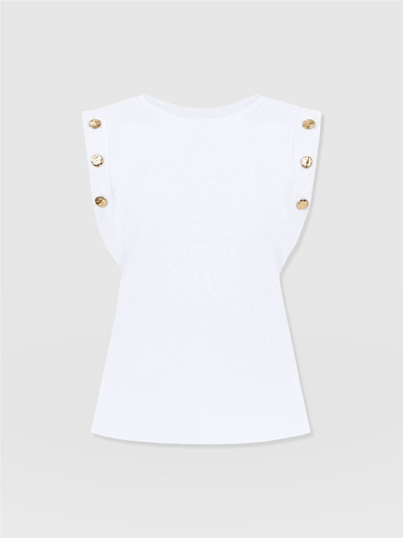 Rowan Tee - White Molten - Women's T-shirts | Saint and Sofia® EU