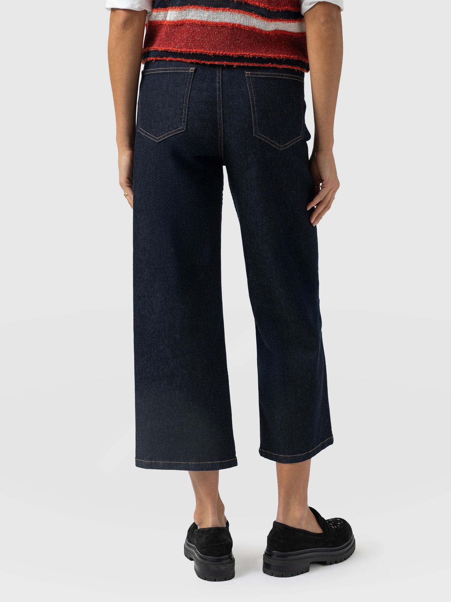 Rylie Crop Jean - Indigo - Women's Jeans | Saint + Sofia® EU