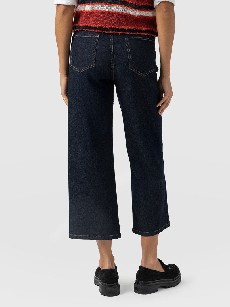 Rylie Crop Jean - Indigo - Women's Jeans | Saint + Sofia® EU