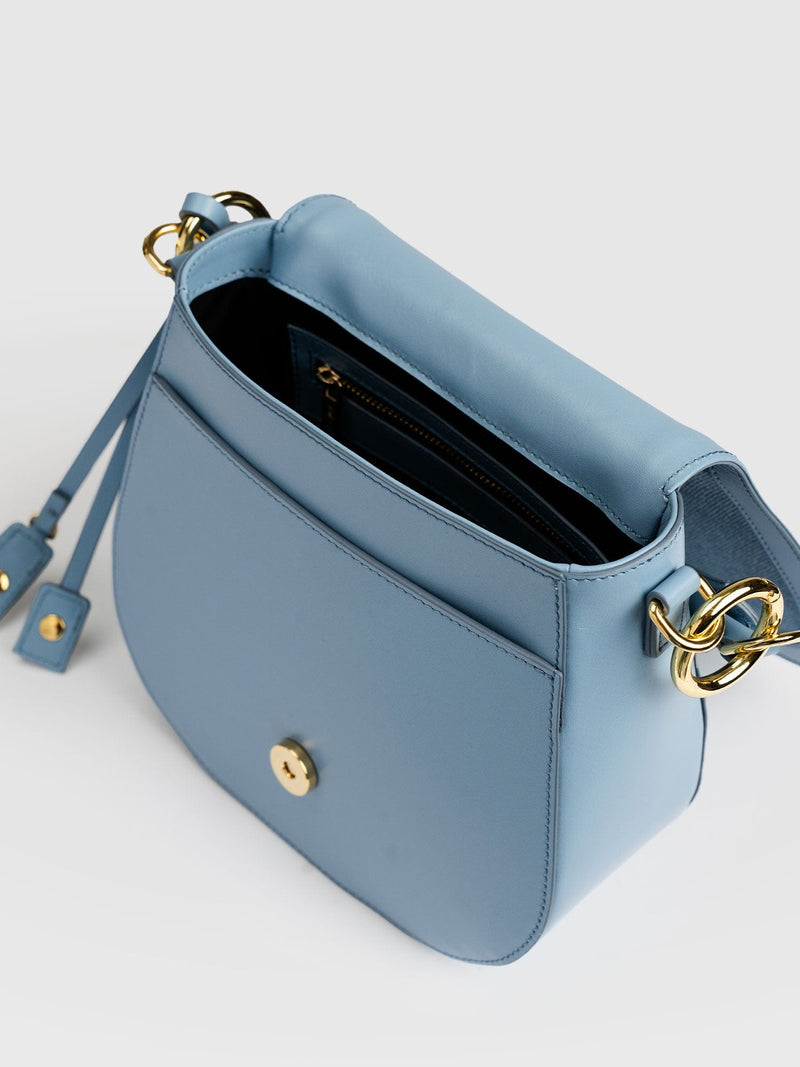 Saddle Bag - Denim - Women's Handbags | Saint + Sofia® EU