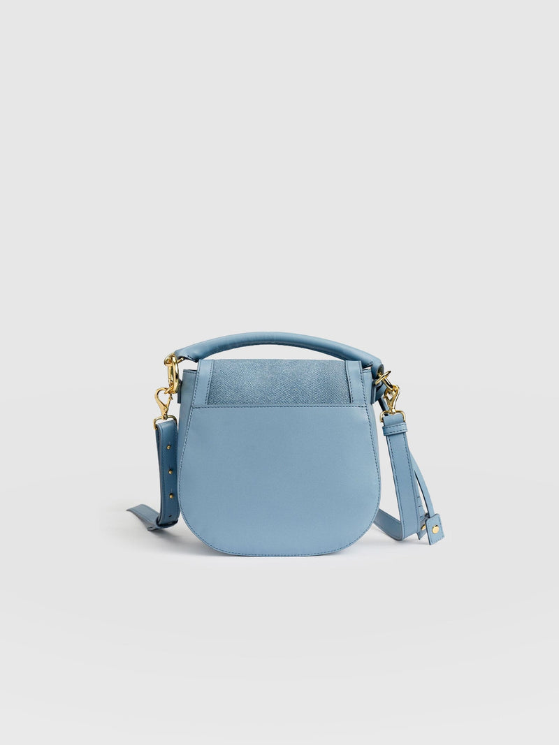 Saddle Bag - Denim - Women's Handbags | Saint + Sofia® EU