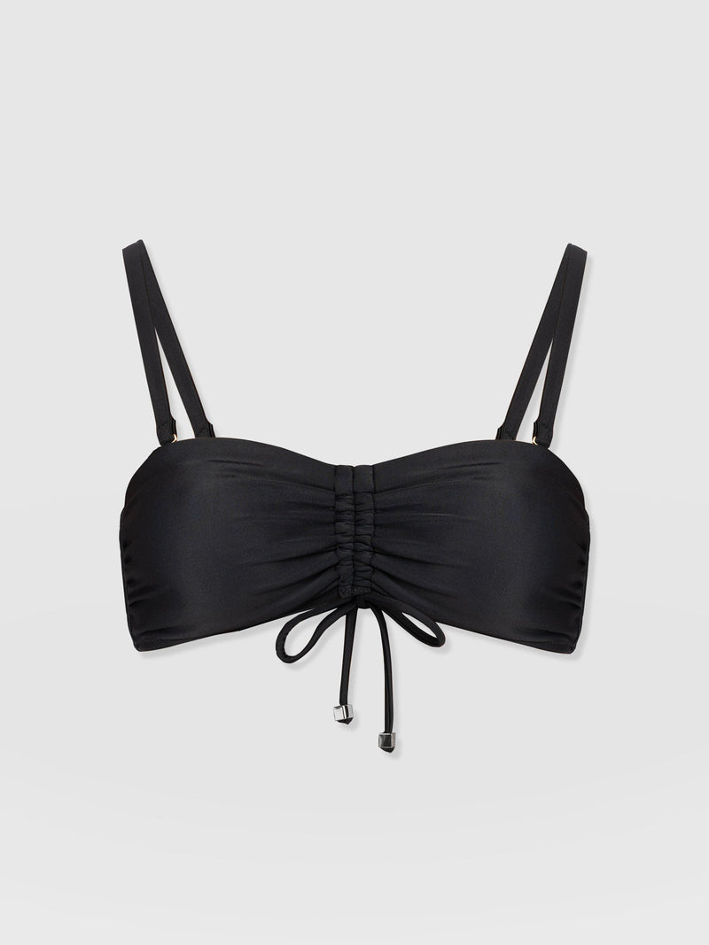 Skye Bandeau Bikini Top Black - Women's Swimwear | Saint + Sofia® EU