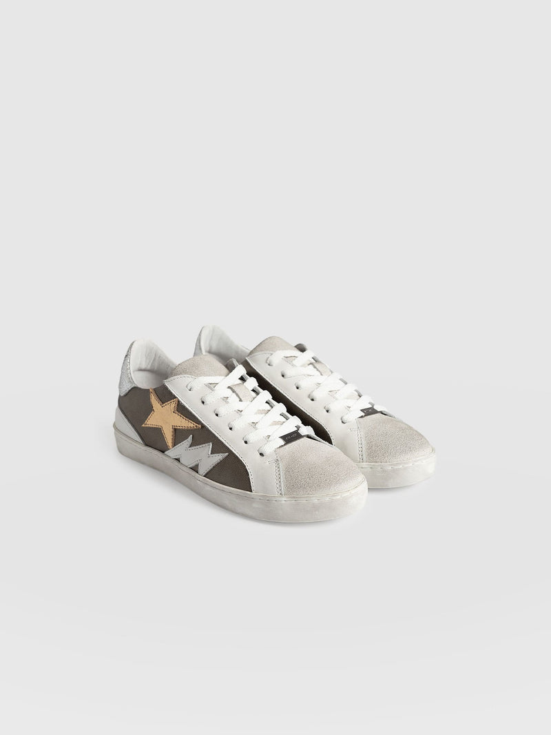 Spitalfields Trainers Metallic Gold - Women's Trainers | Saint + Sofia® EU