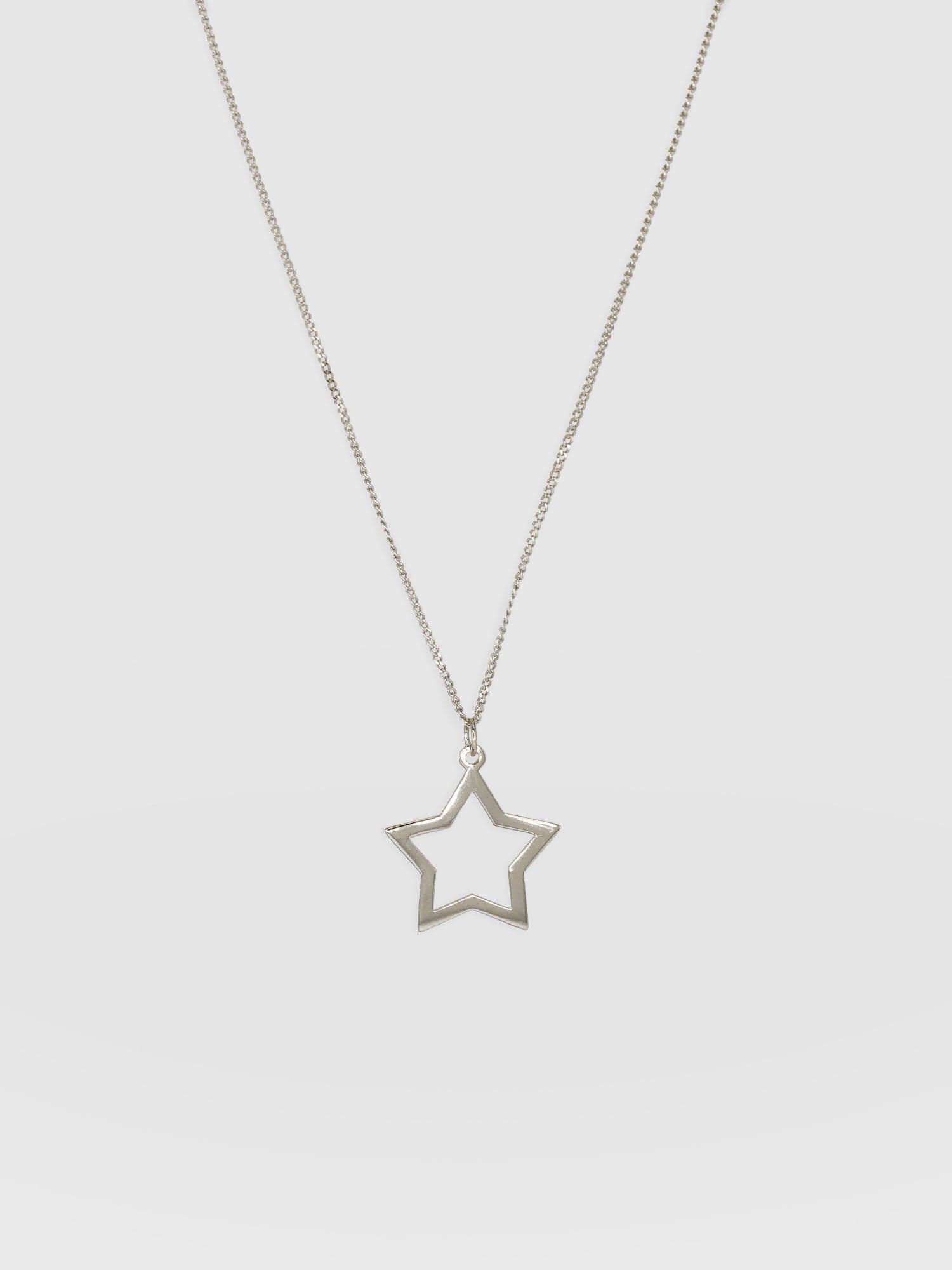 STAR NECKLACE SILVER