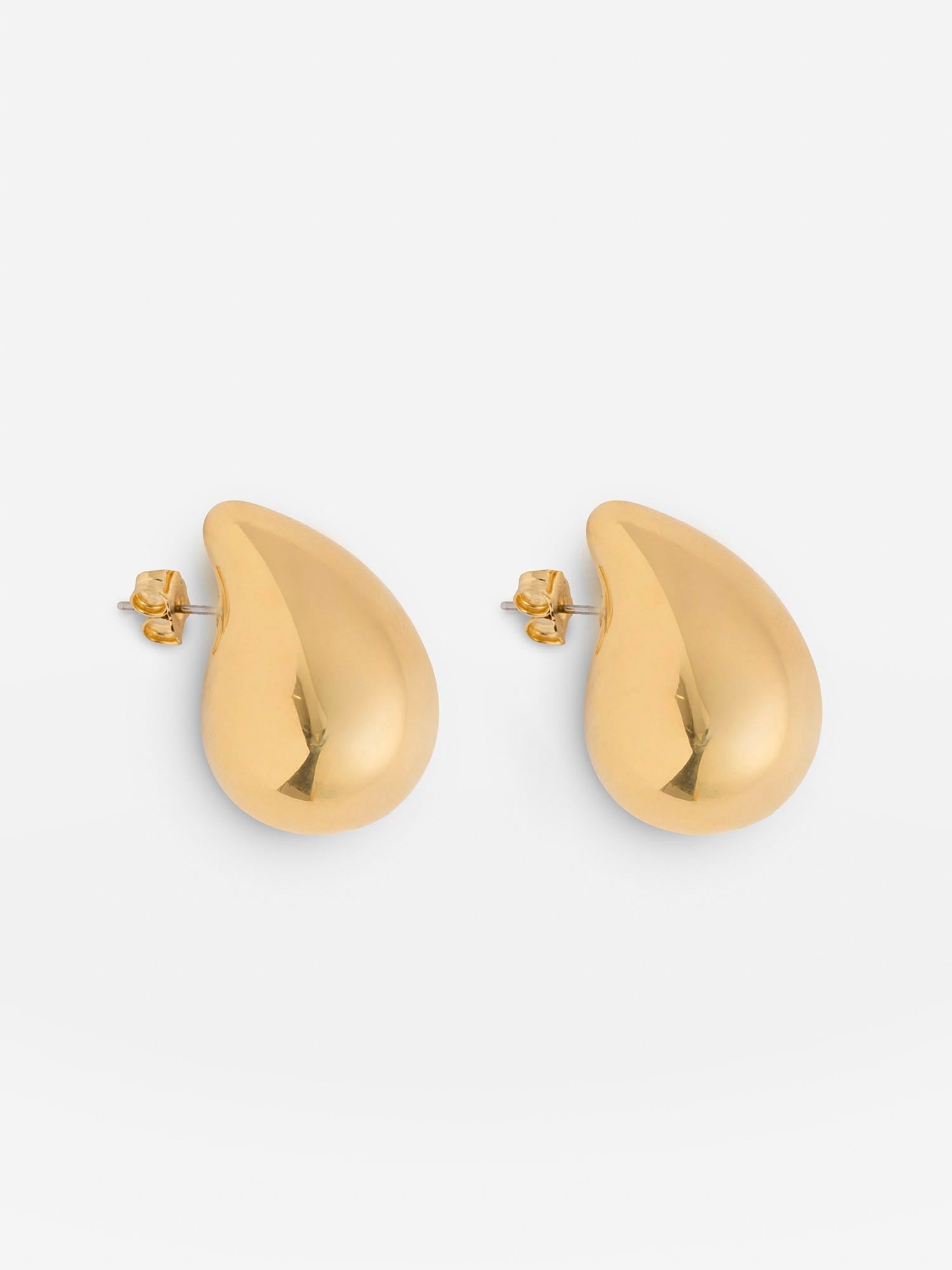 Teardrop Large Earrings - Gold - Women's Jewellers | Saint and Sofia® EU