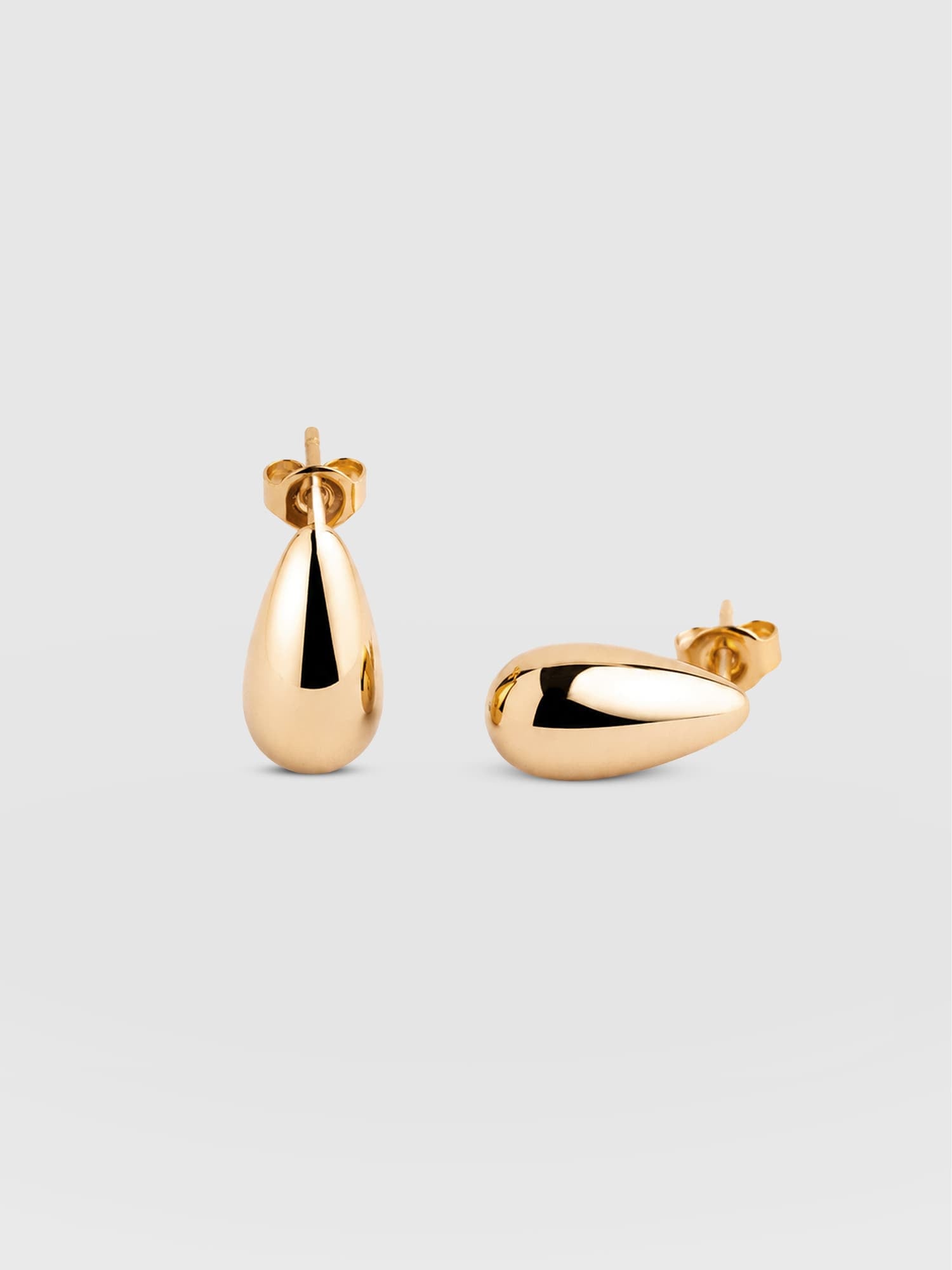 Teardrop Small Earrings - Gold - Women's Jewellers | Saint and Sofia® EU