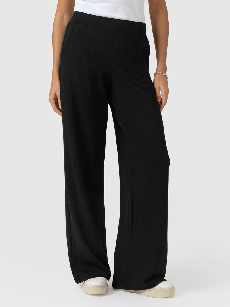 Victory Straight Leg Pant - Black - Women's Trousers | Saint + Sofia® EU