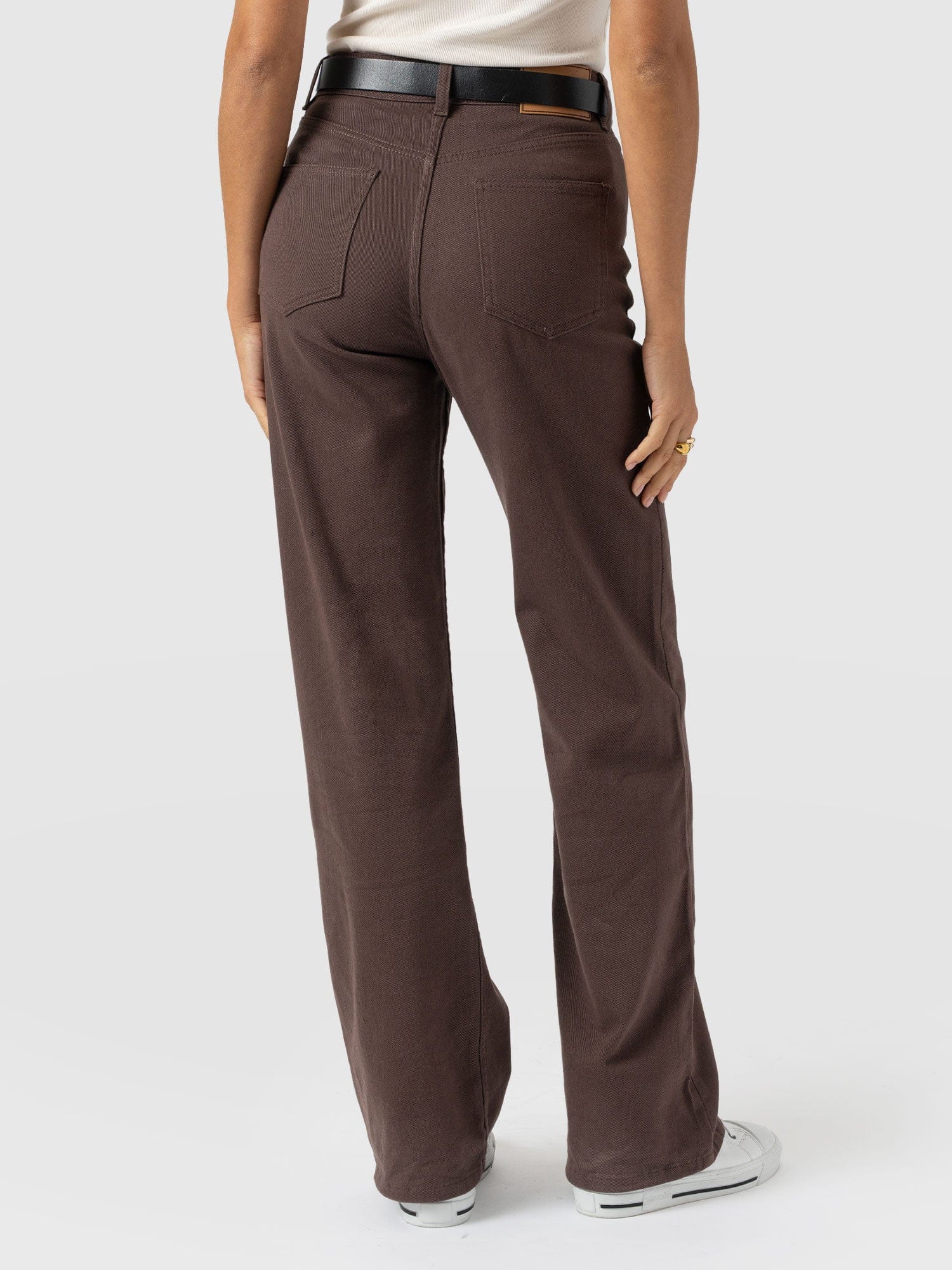 Wide Leg Jean - Brown - Women's Jeans | Saint + Sofia® EU