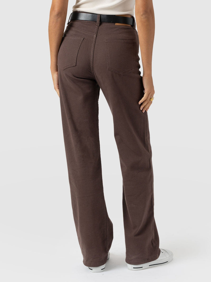 Wide Leg Jean - Brown - Women's Jeans | Saint + Sofia® EU