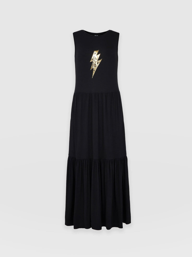 Greenwich Dress Black Rock n Roll - Women's Dresses | Saint + Sofia® EU