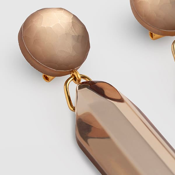 Elongated Geometric Pendant