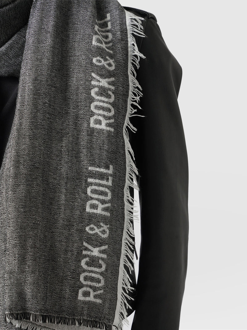 Rock & Roll Scarf - Black