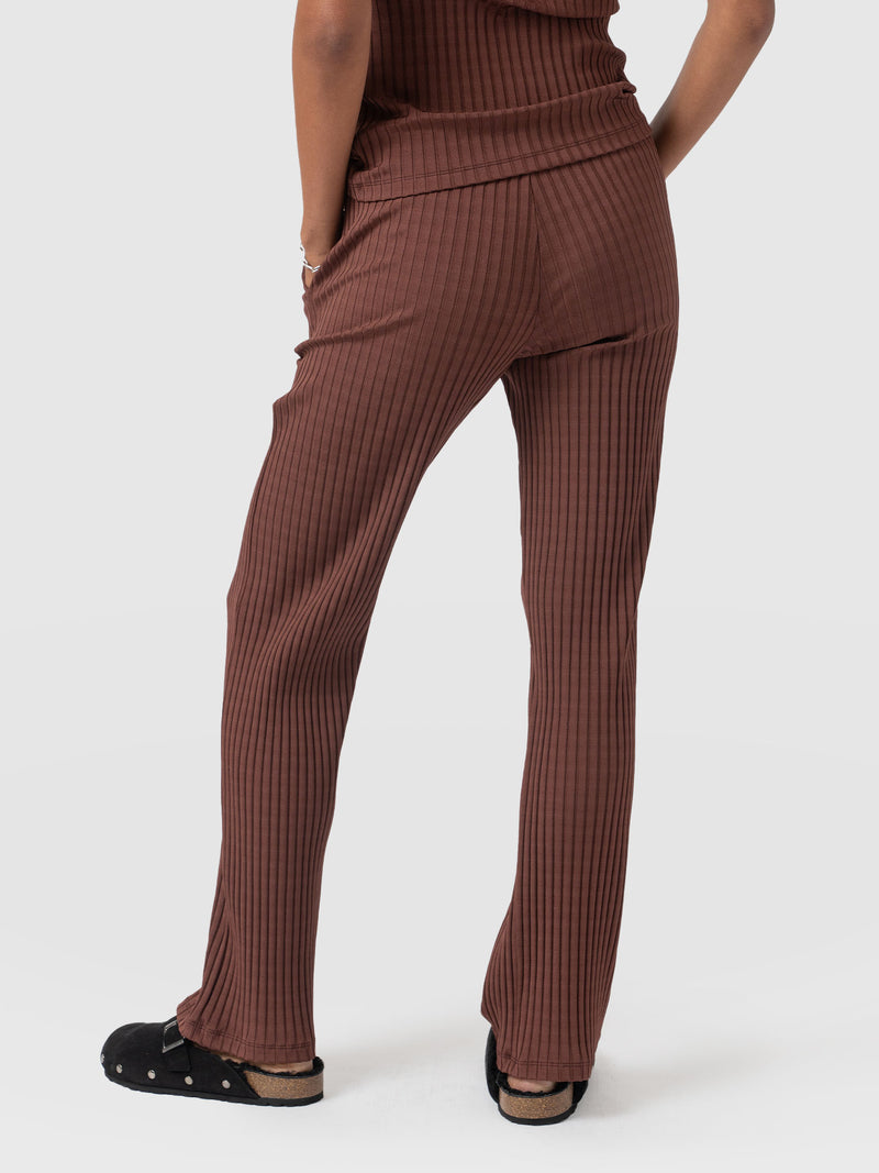 Apartment Pant - Maroon Rib