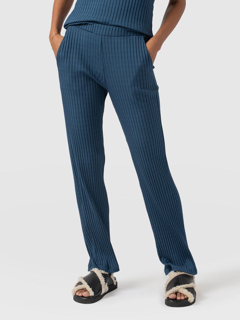 Apartment Pant - Teal Rib