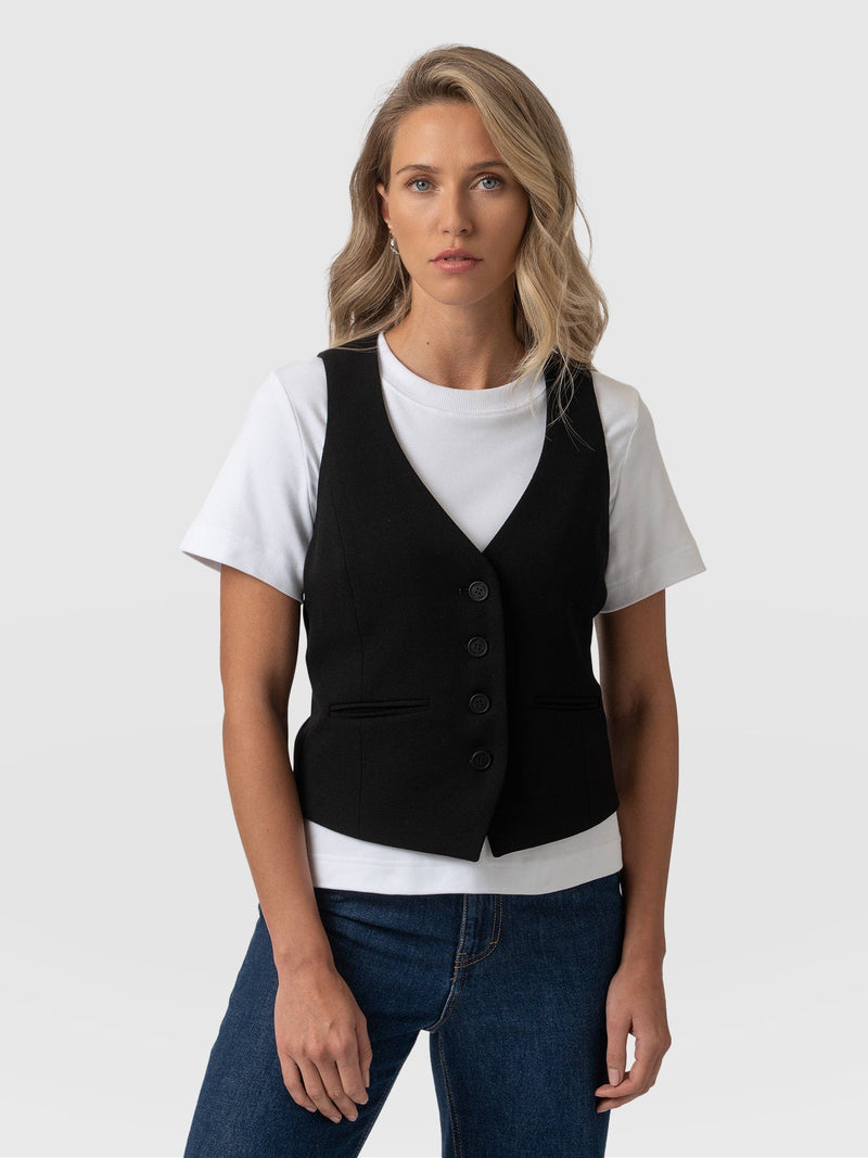 Astrid Waistcoat - Black