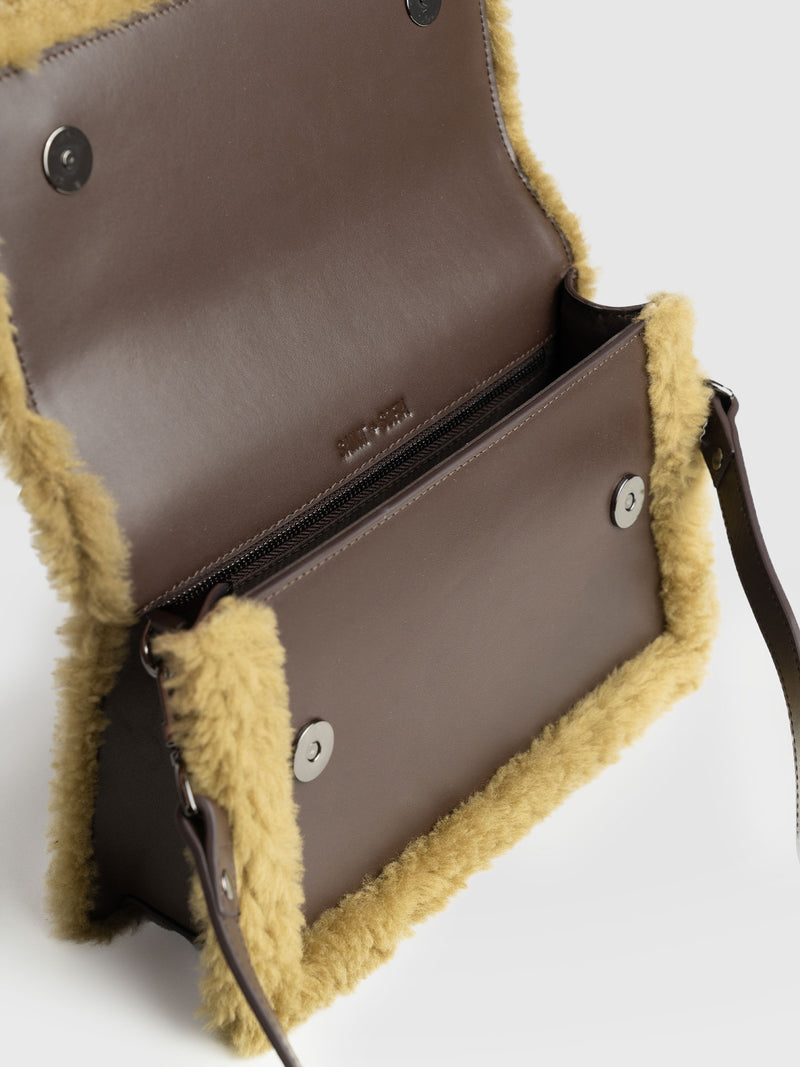 Rylee Cross Body Bag - Brown/Khaki