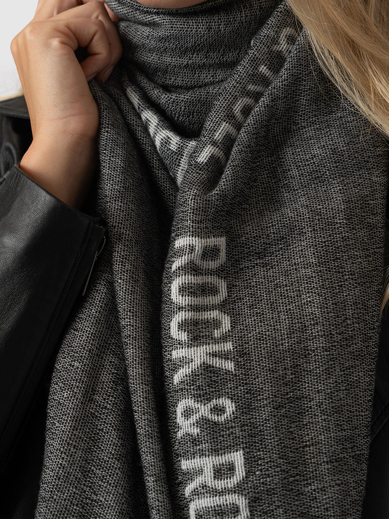 Rock & Roll Scarf - Black