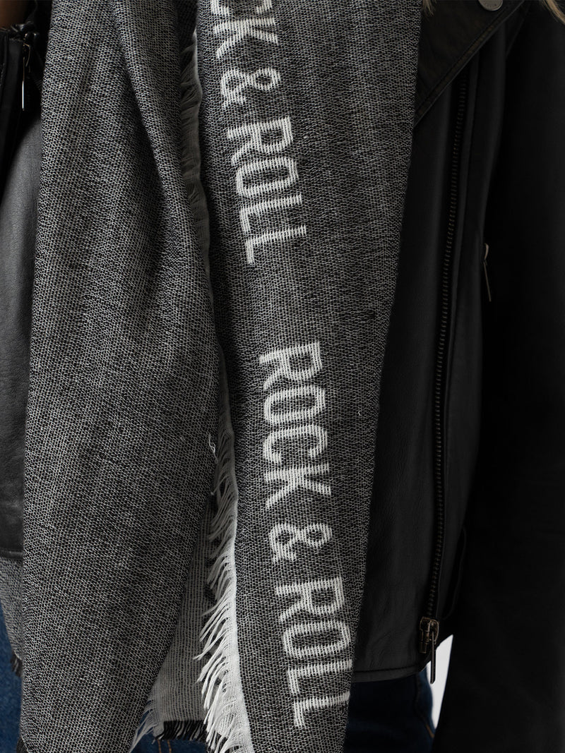 Rock & Roll Scarf - Black