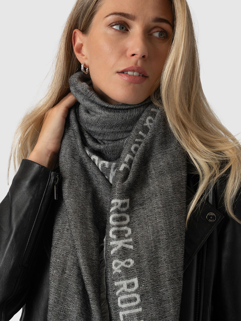 Rock & Roll Scarf - Black