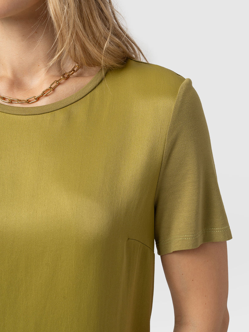 Rayner Contrast Tee - Olive