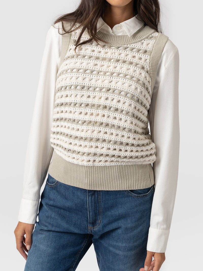 Adler Sleeveless Knit - Beige