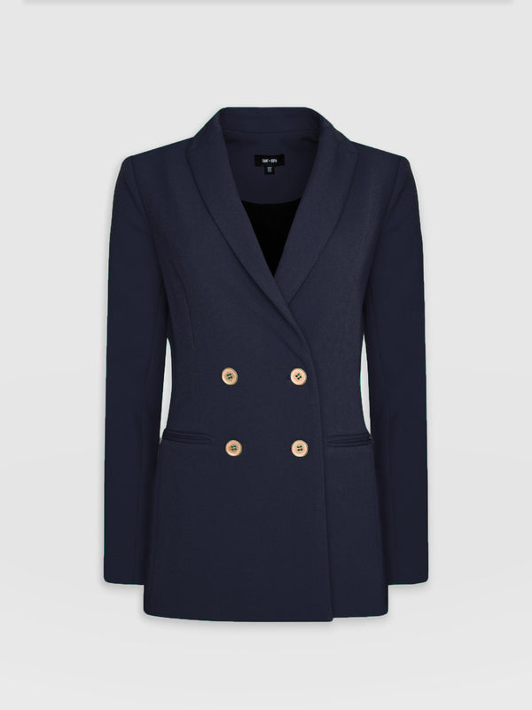 Cambridge Blazer - Navy Crepe