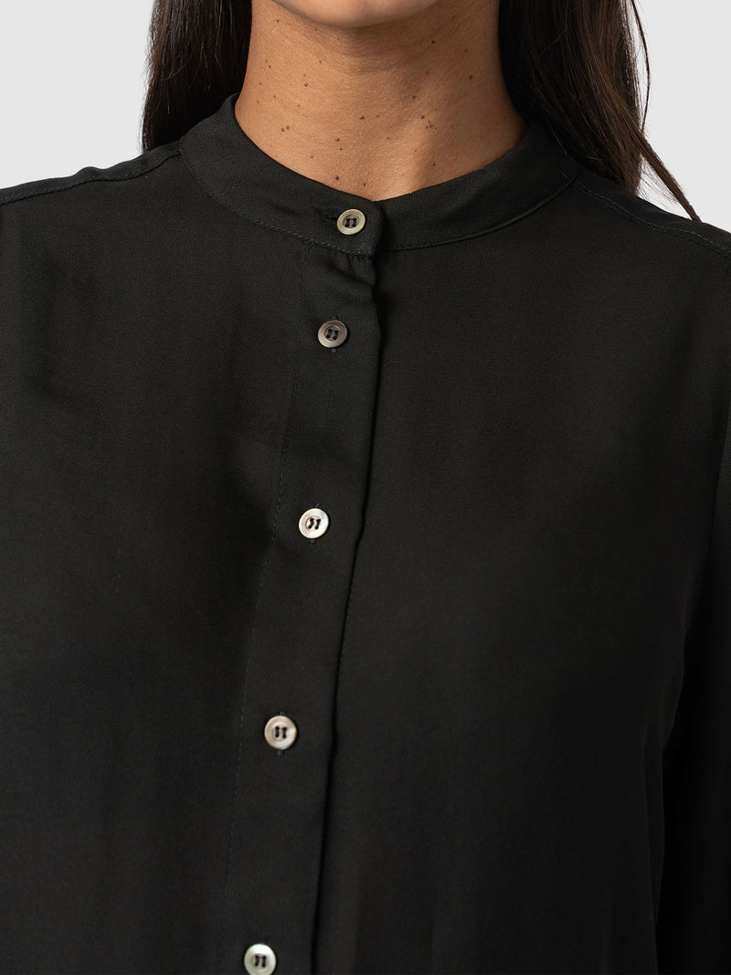 Paxton Pussybow Blouse - Black